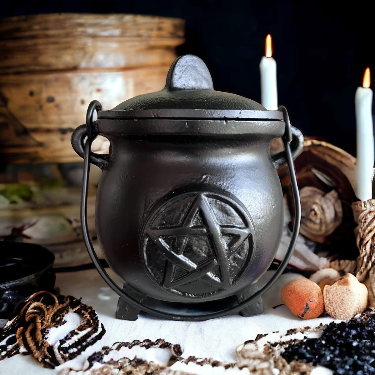 Chaudron de sorcière 3 kg, vue d'ensemble