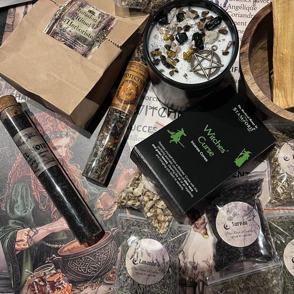 Box "Sortilèges de magie verte", vox sorcière, witch box
