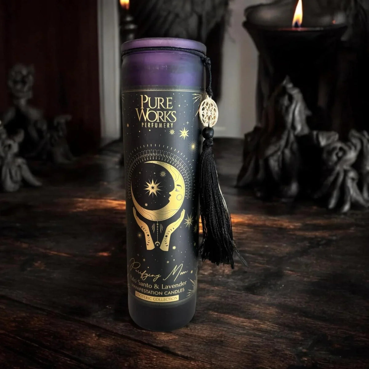 Bougie Purifying Moon, bougie d'intention lunaire