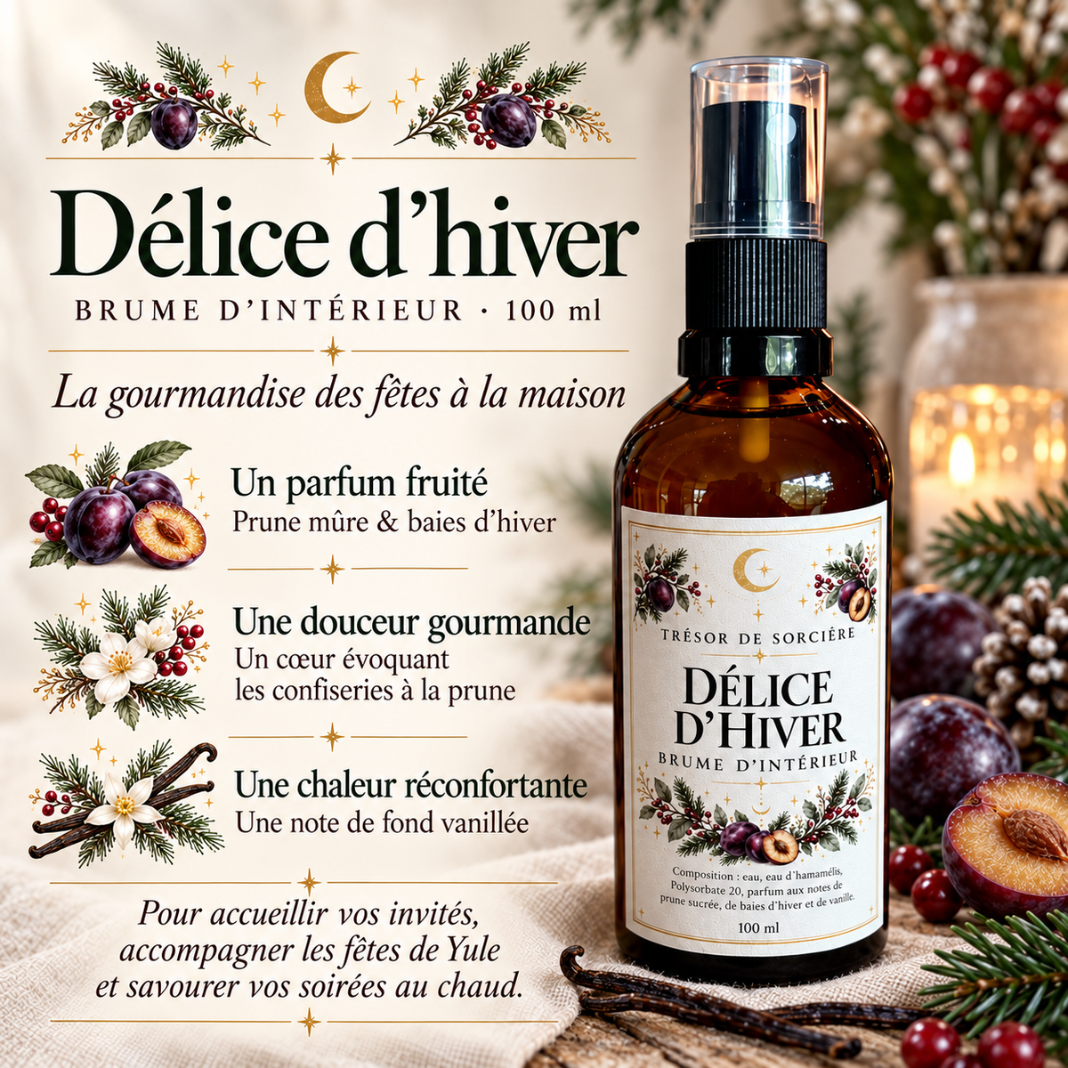 délice d'hiver brume d'intérieur