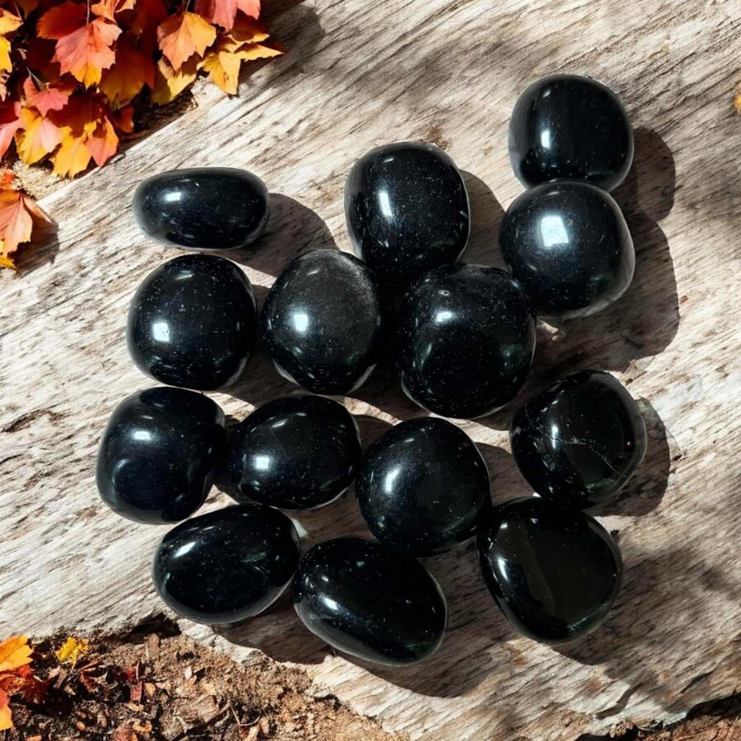 Obsidienne noire, pierre roulée obsidienne