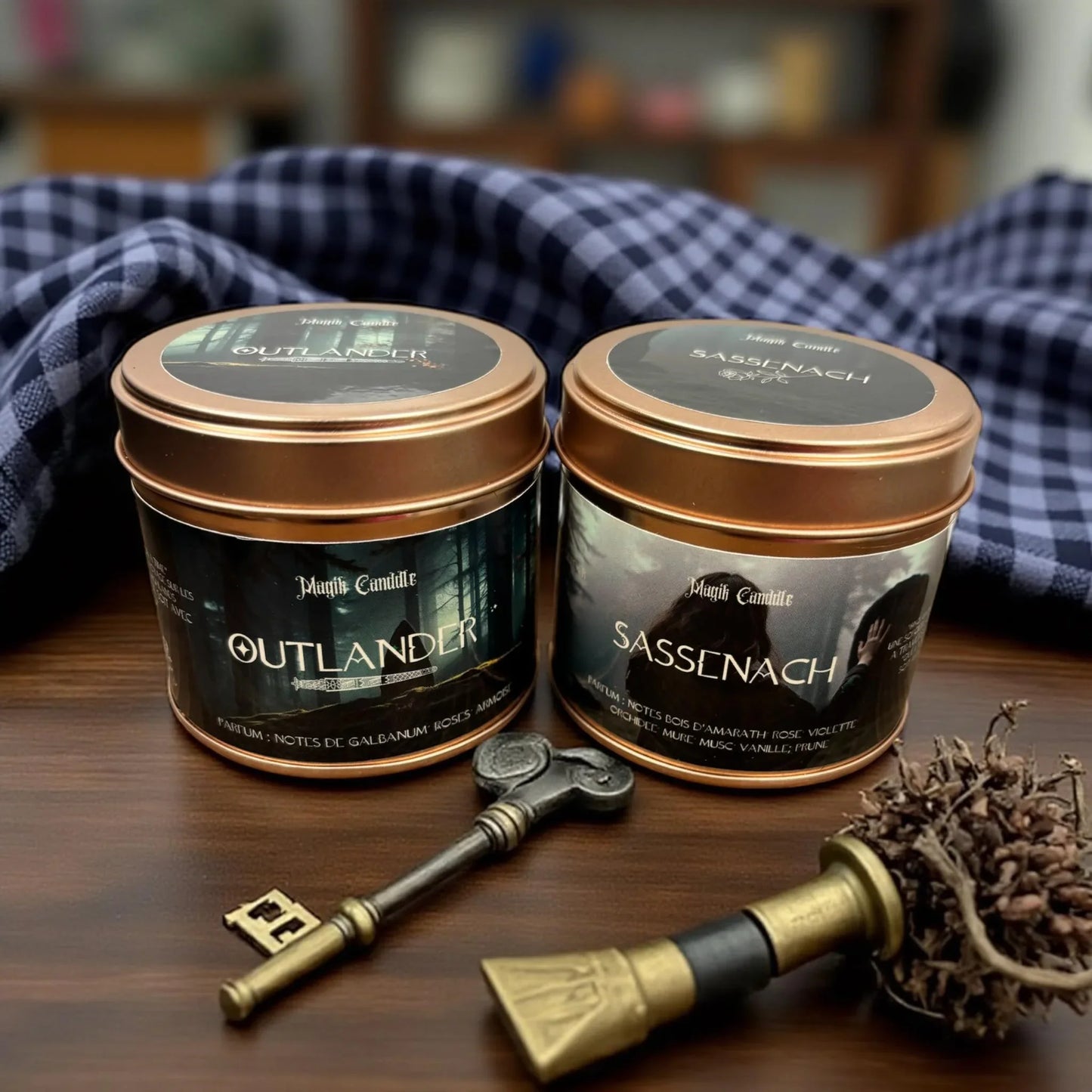 Bougie Sassenach, clé de Lallybroch