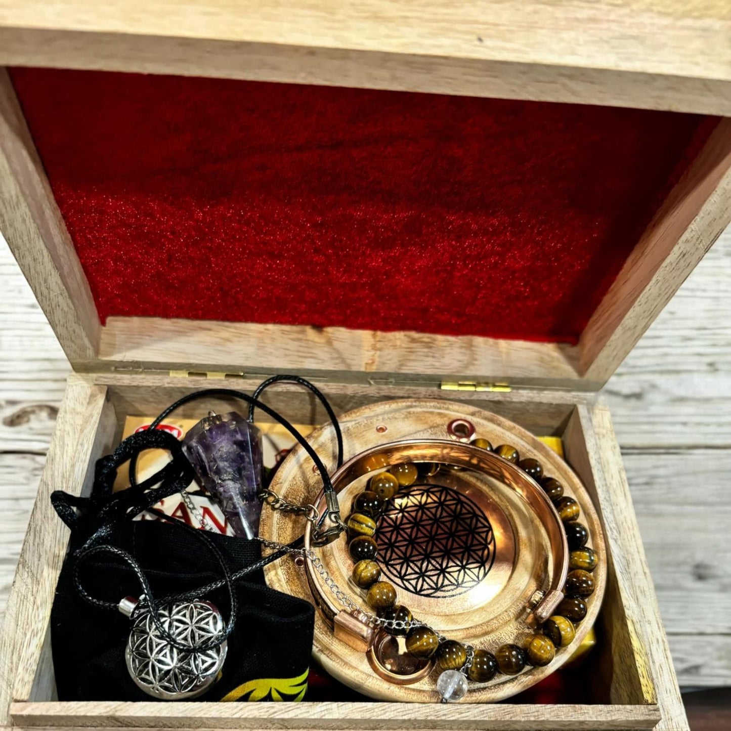 Coffret fleur de vie, box fleur de vie