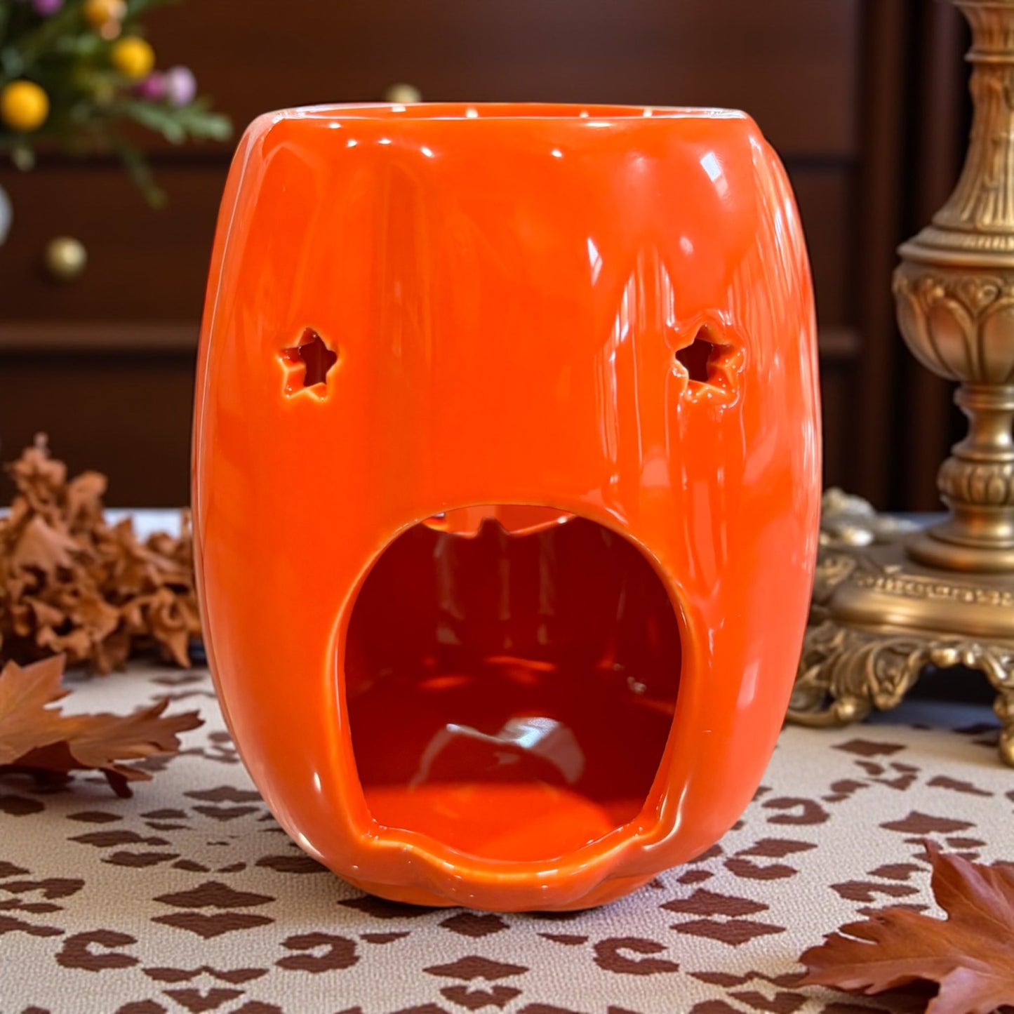 Brûleur à cire, brûle parfum, brûleur à fondants "Jack O Lantern"