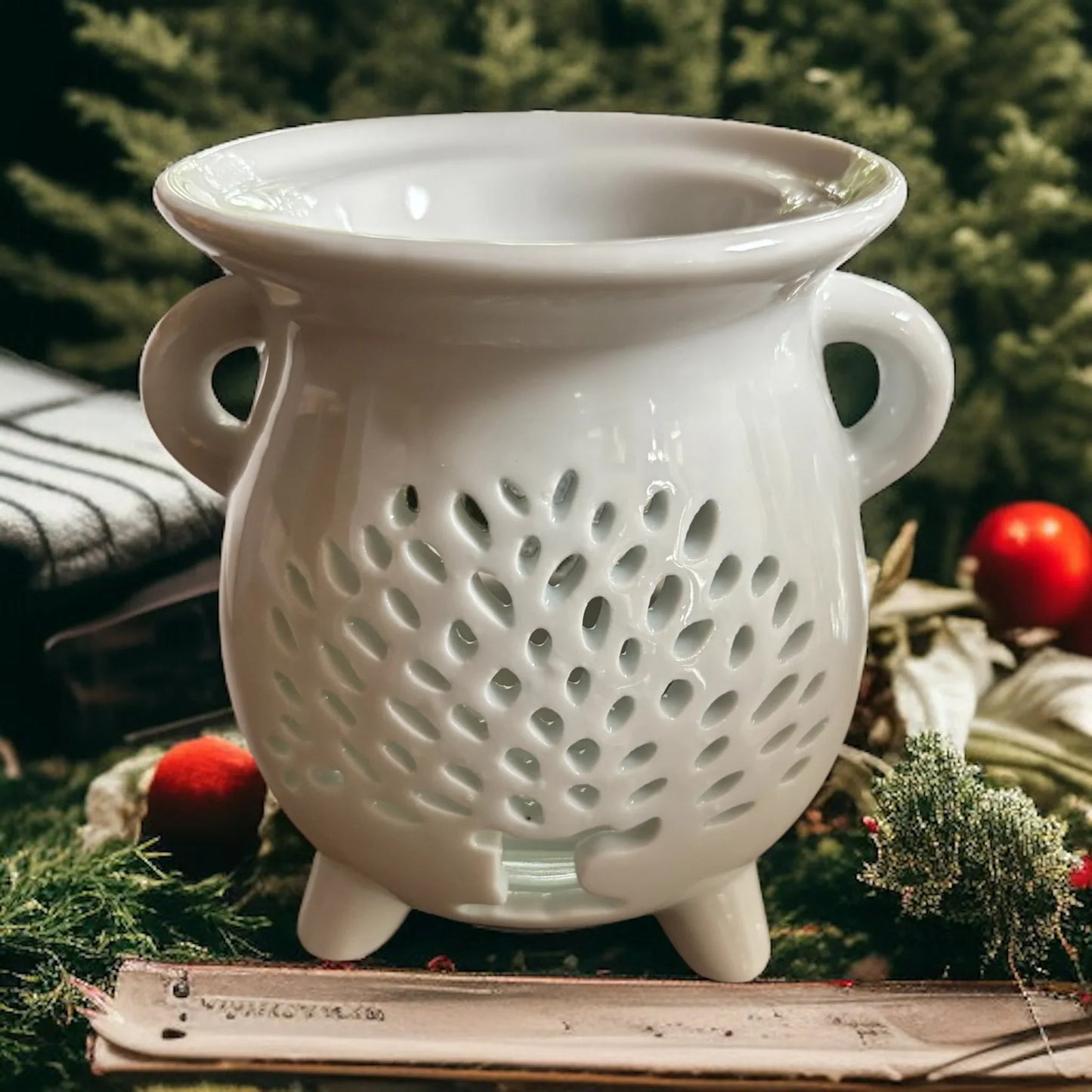 brûleur à cire, brûleur à fondants, brûle parfum arbre de vie