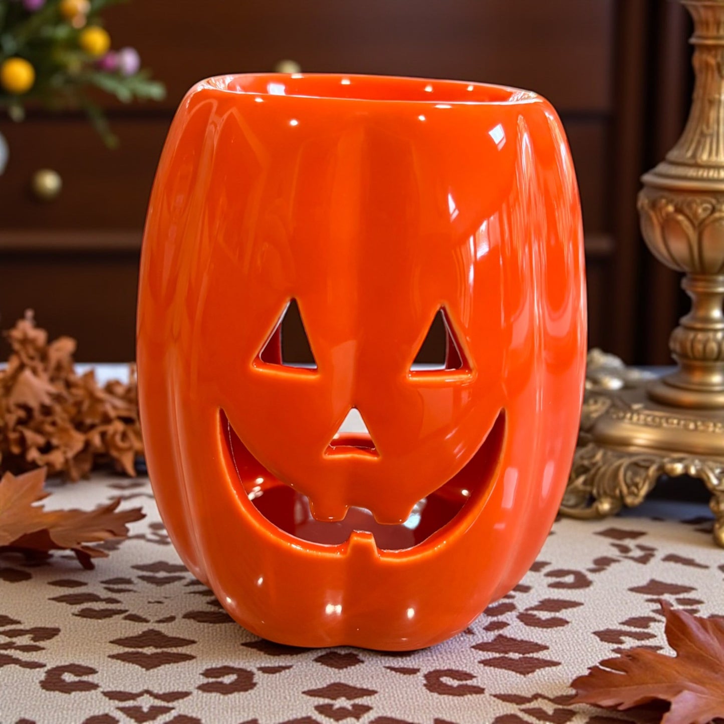 Brûleur à cire, brûle parfum, brûleur à fondants "Jack O Lantern"