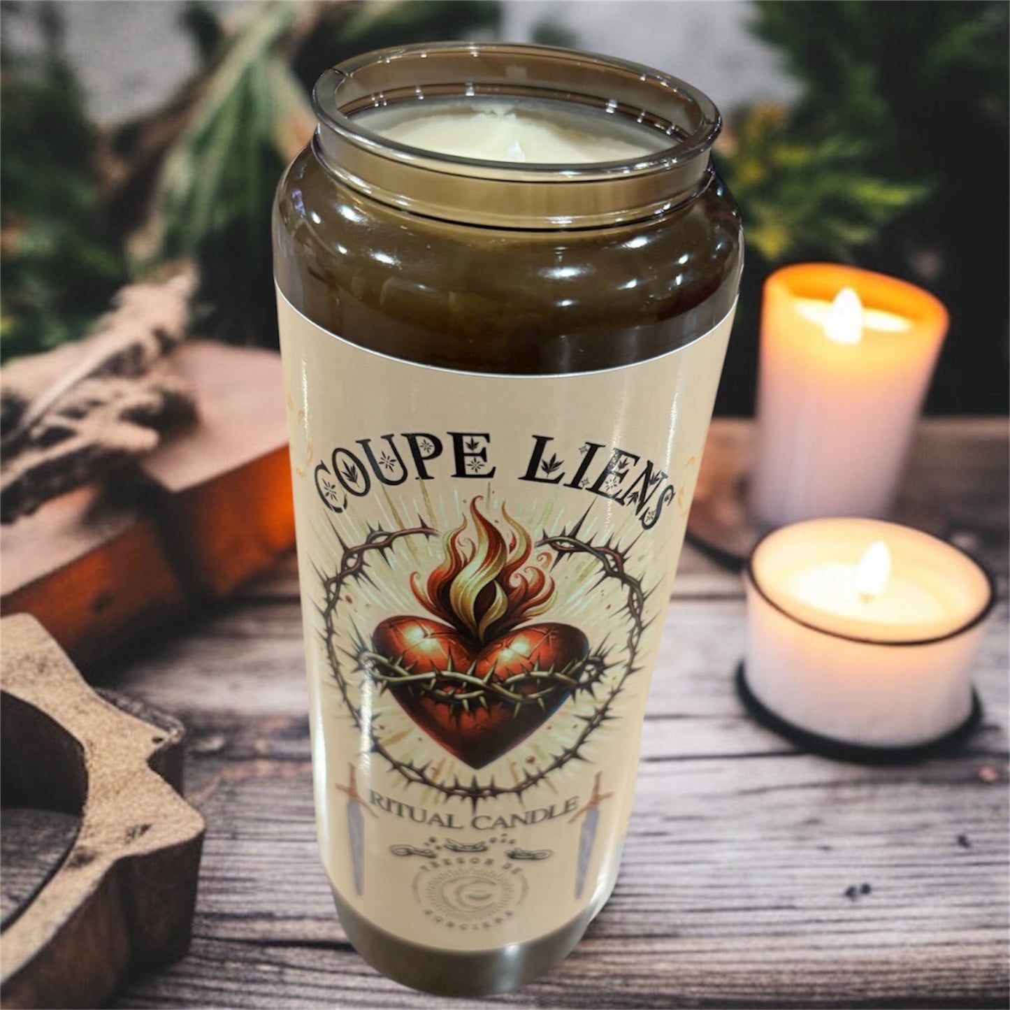 Bougie Neuvaine "coupe liens"