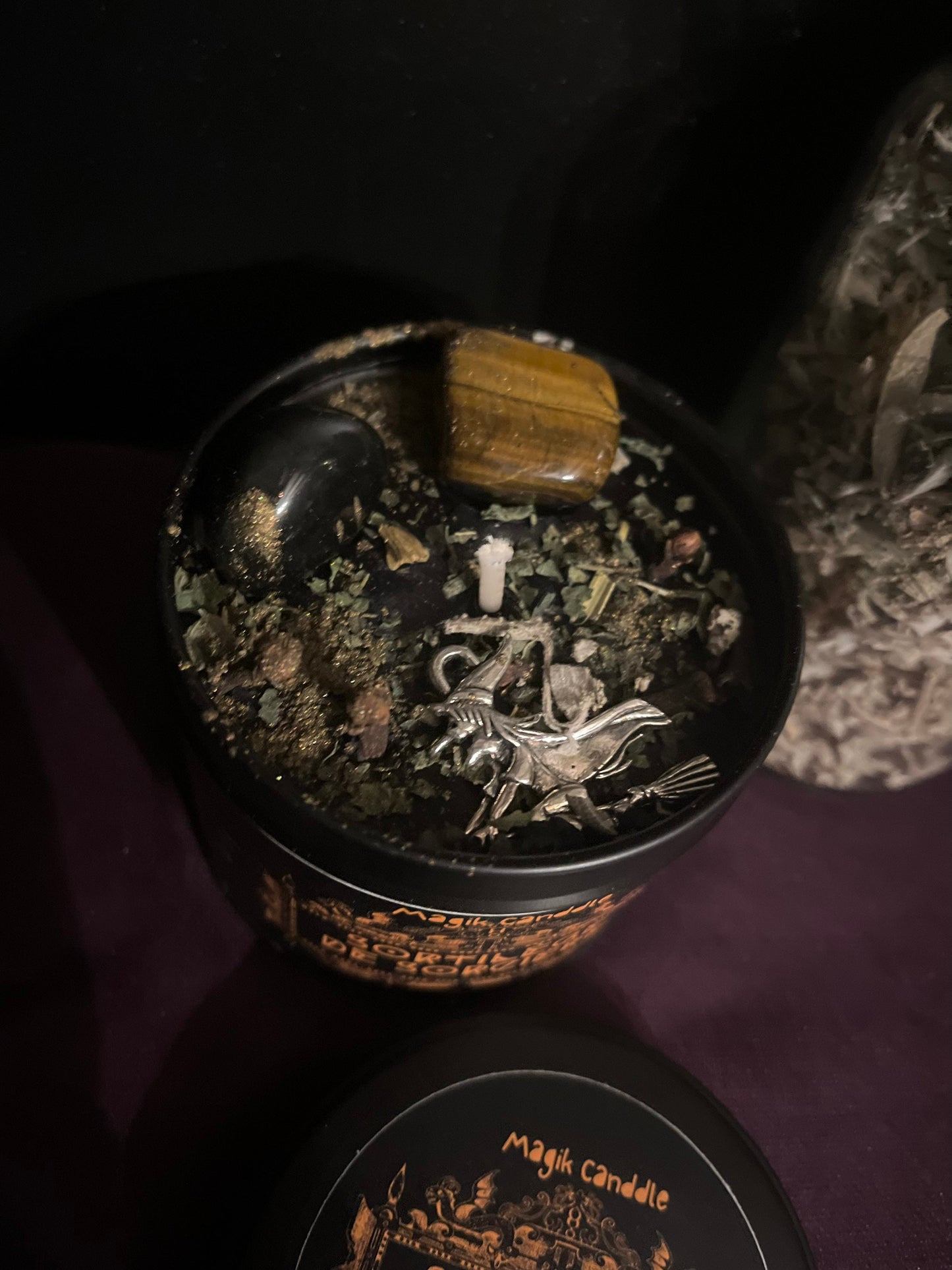 Bougie protection sortilège de sorcière