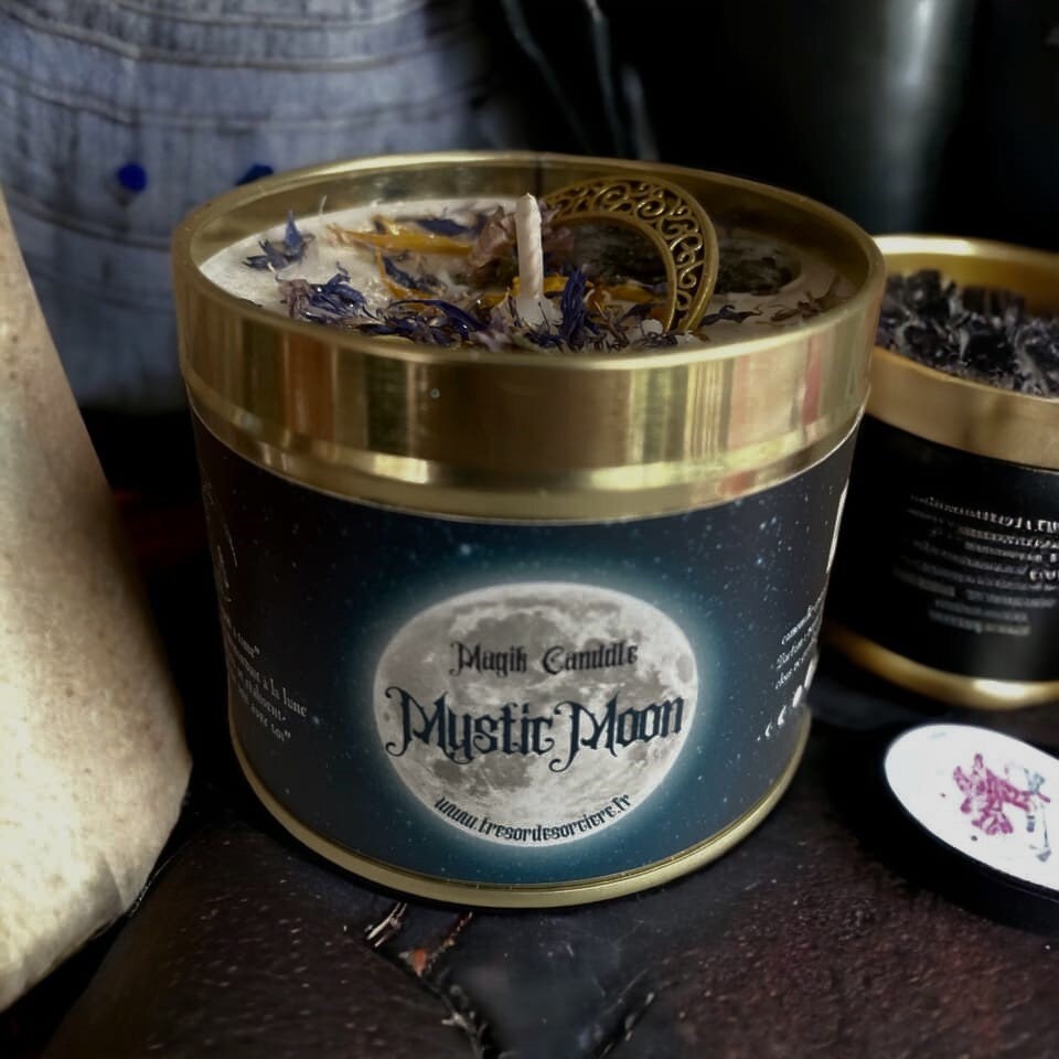 Bougie d'intention "mystic moon"