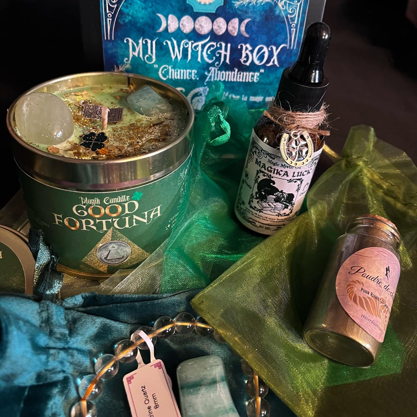 Box chance, box ésotérique « My witchy box chance«, witchcraft, wicca