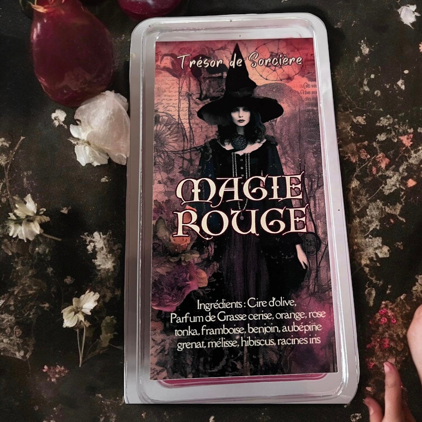 Fondants d'intention, fondants sorcière "Magie rouge"