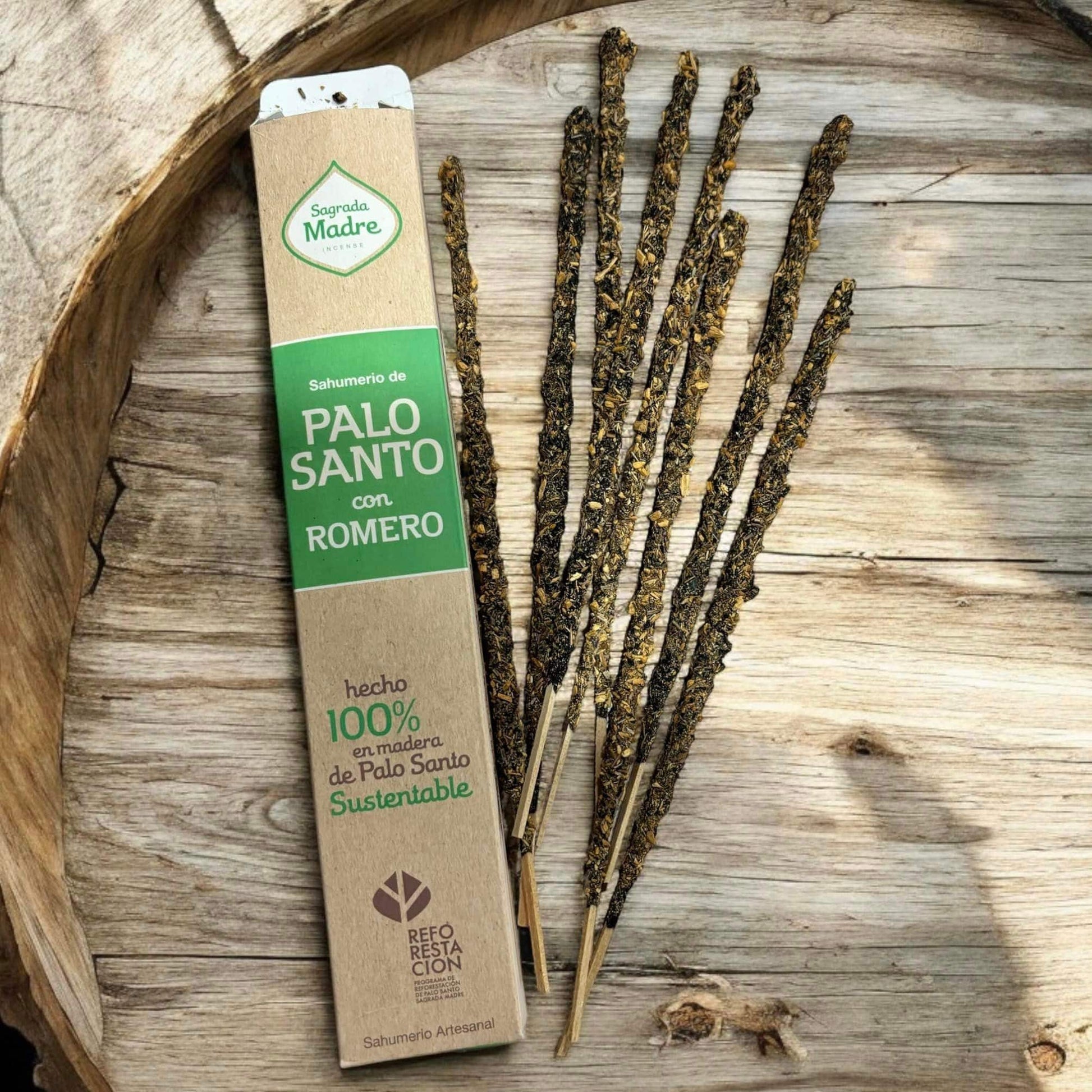 Encens sagrada madre palo santo romarin
