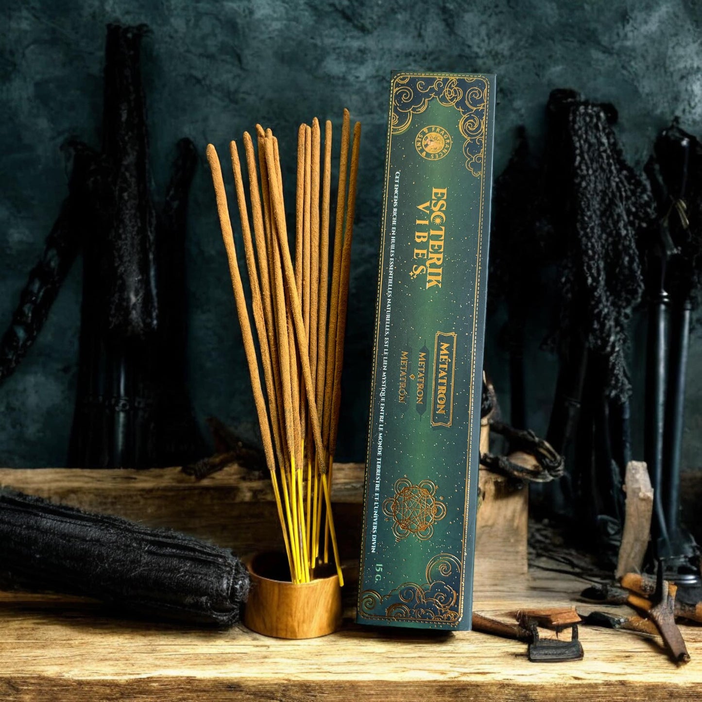 Encens, pack de 6 boîtes d'encens Esotérik vibes