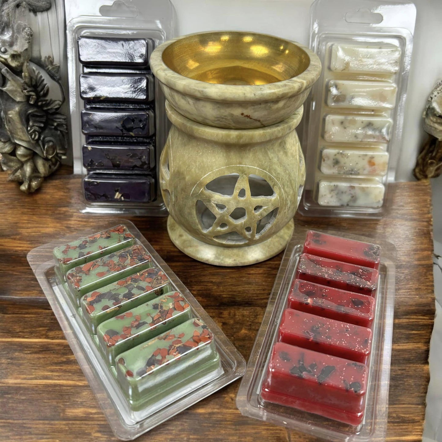 Pack de fondants parfumés "I am a witch", fondants parfumés en cire, fondants sorcière, fondants d'intention