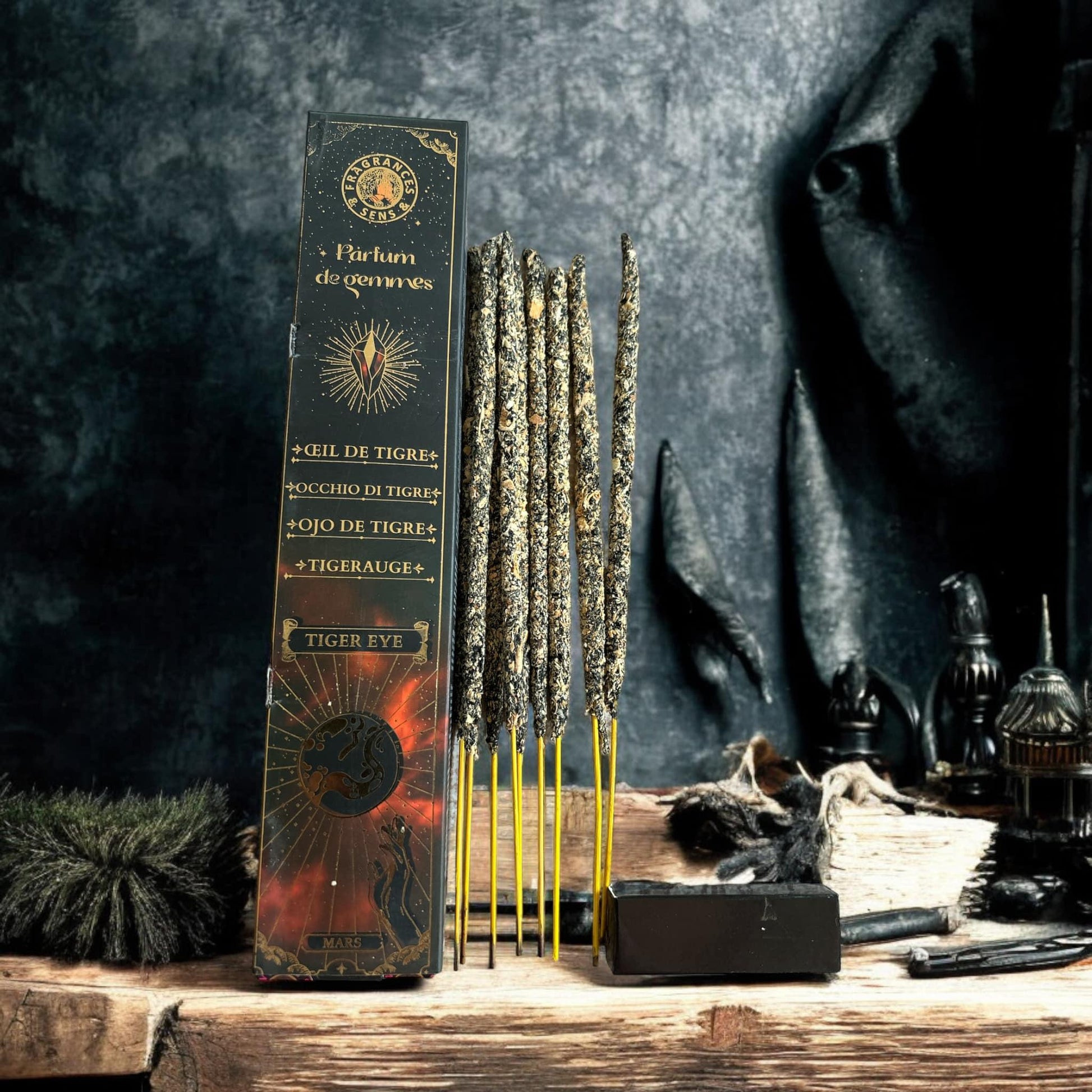 Pack de 7 boîtes d'encens parfum de gemmes