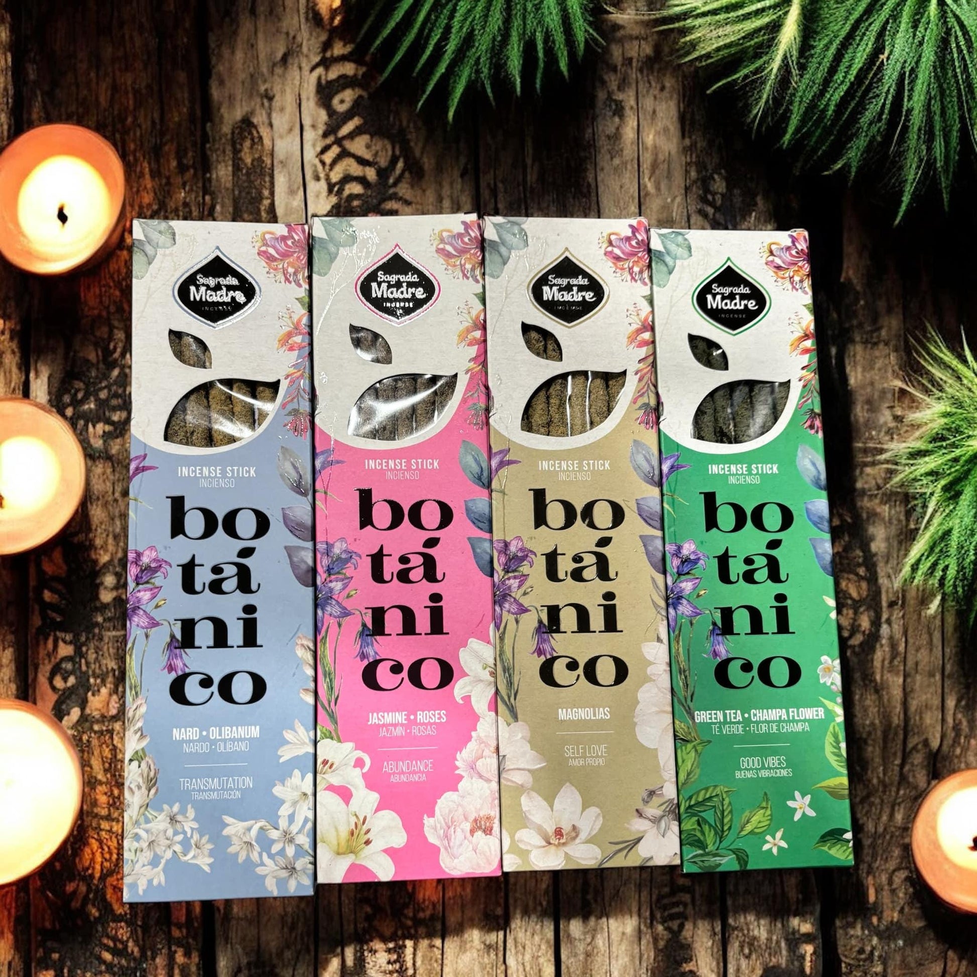 encens botanica Sagrada Madre, encens magnolia, encens oliban, encens jasmin, sagrada madre