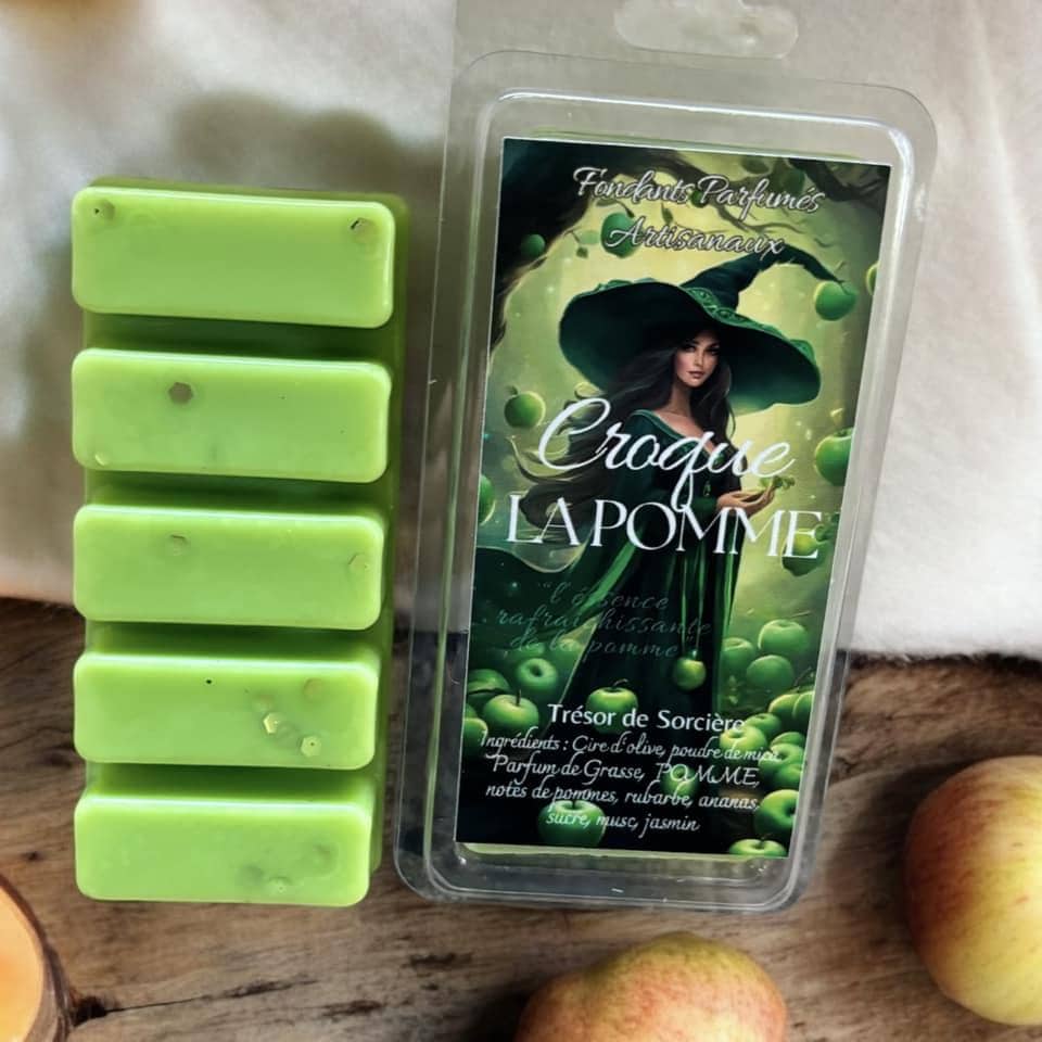 coffret fondants de cire parfumés "tentation", fondants parfumés, brûle parfum, coffret cadeau, idée cadeau