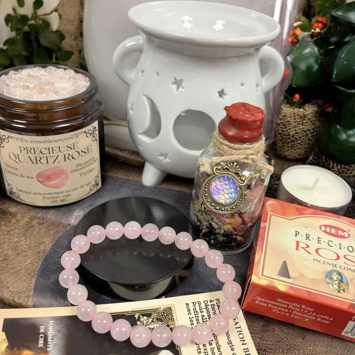 coffret cadeau saint valentin, fondants de cire parfumés, coffret bougie et fondants, saint valentin