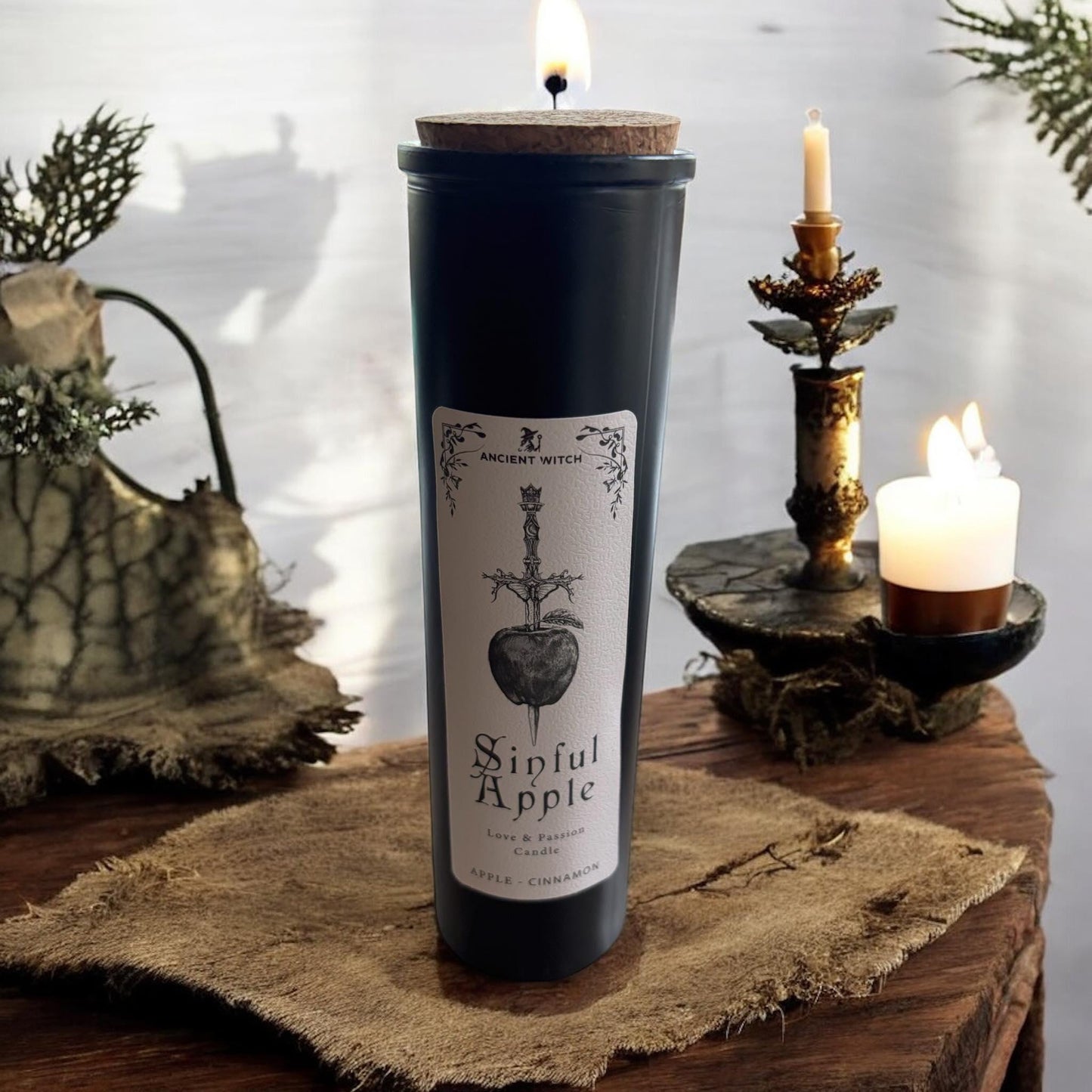 bougie gothique, bougie rituel, bougie sorcière, witch candle, bougie magique, coffret bougie, bougie ésotérique