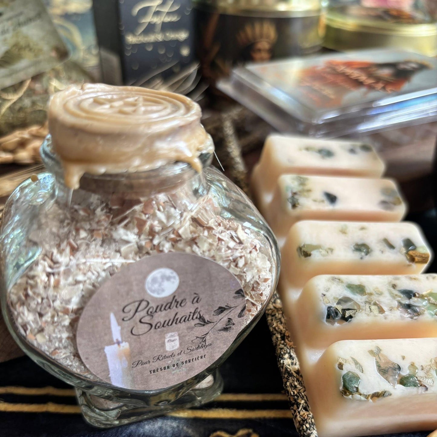 Box de Lammas, box de Lughnasadh, witch box Lammas, bougie Lammas, witch box Lughnasadh, encens Lammas