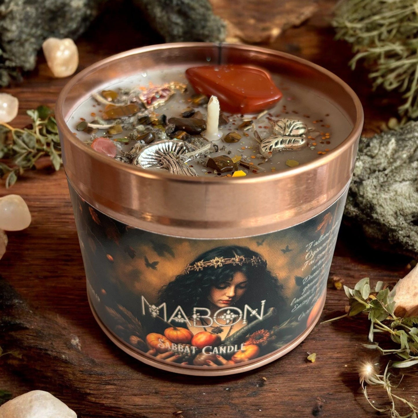 Box de Mabon, witch box Mabon, box sorcière, coffret de Mabon, rituel de Mabon, bougie de Mabon