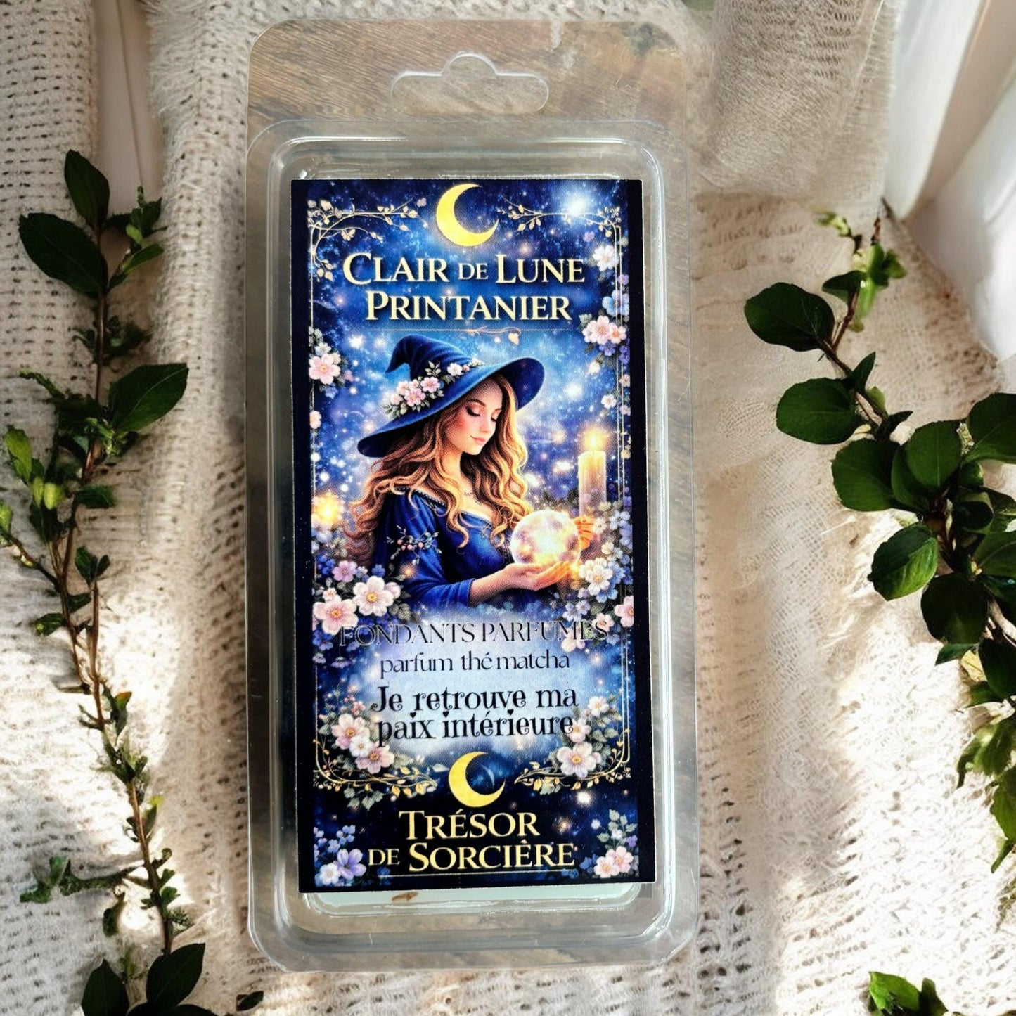 coffret fondants de cire parfumés, fondants Ostara, fondants magiques, fondants sorcière, fondants witchy