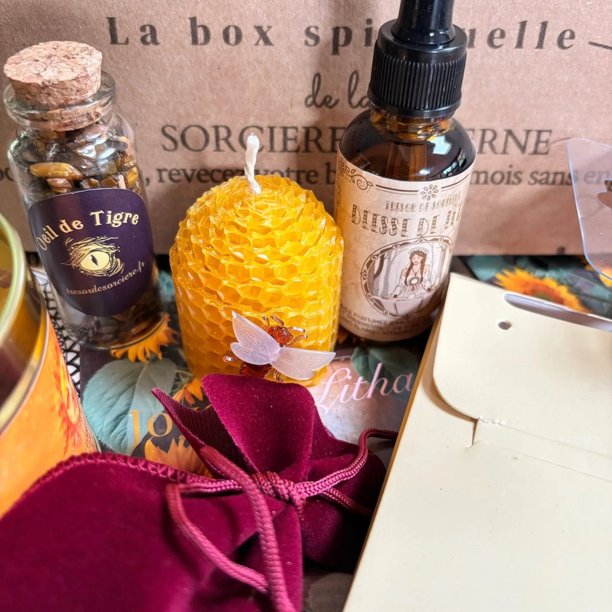 Box de Litha 2025, box sorcière solstice d'été