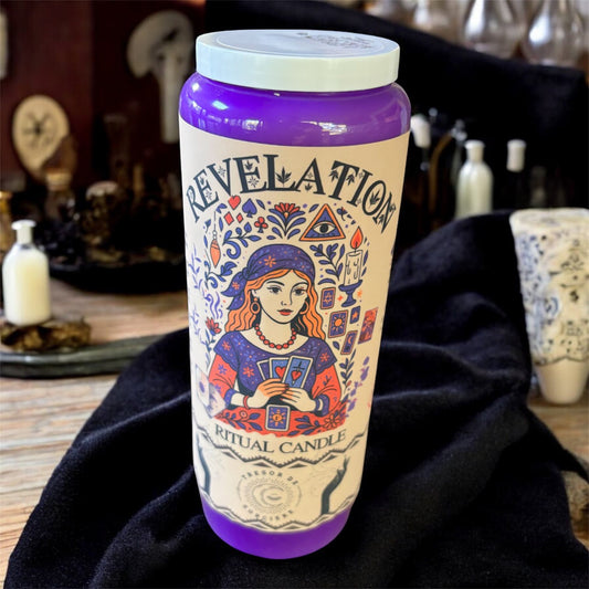 Bougie neuvaine "révélation", bougie de 9 jours