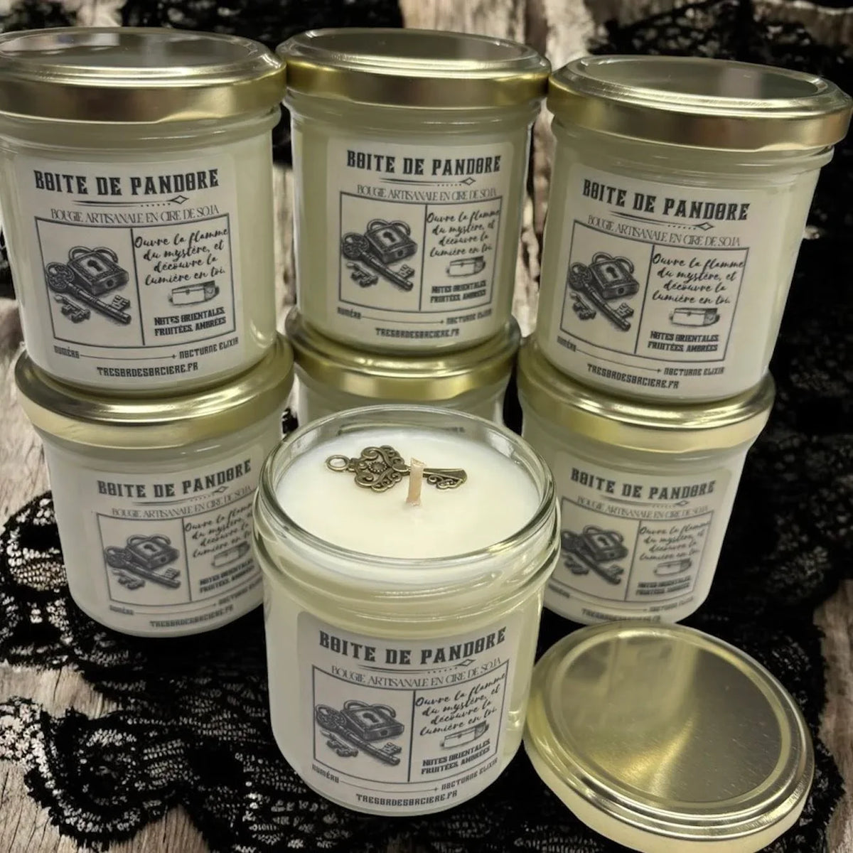 Bougie Boîte de Pandore - bougie d'intention