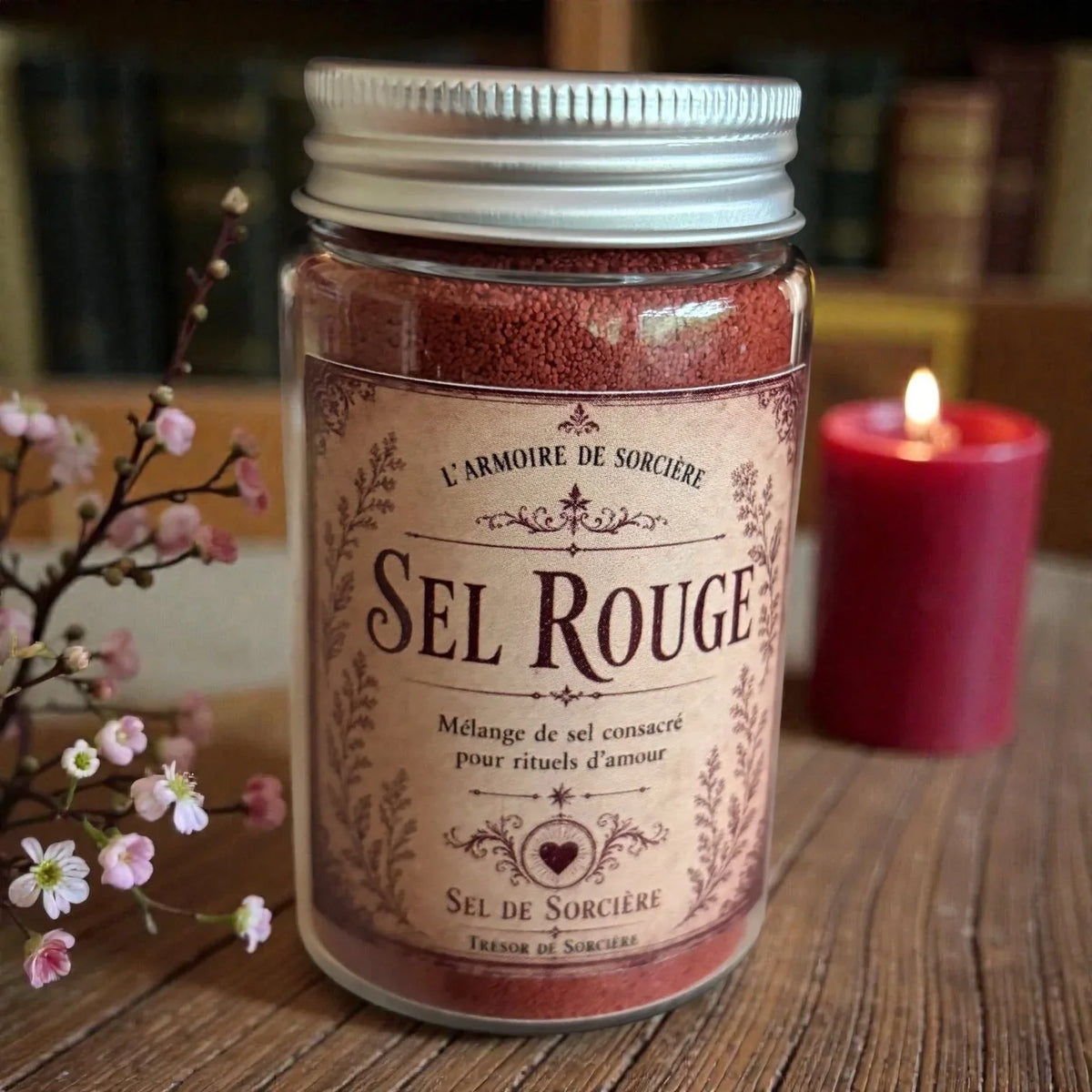 sel rouge, sel de sorcière, magie d'amour