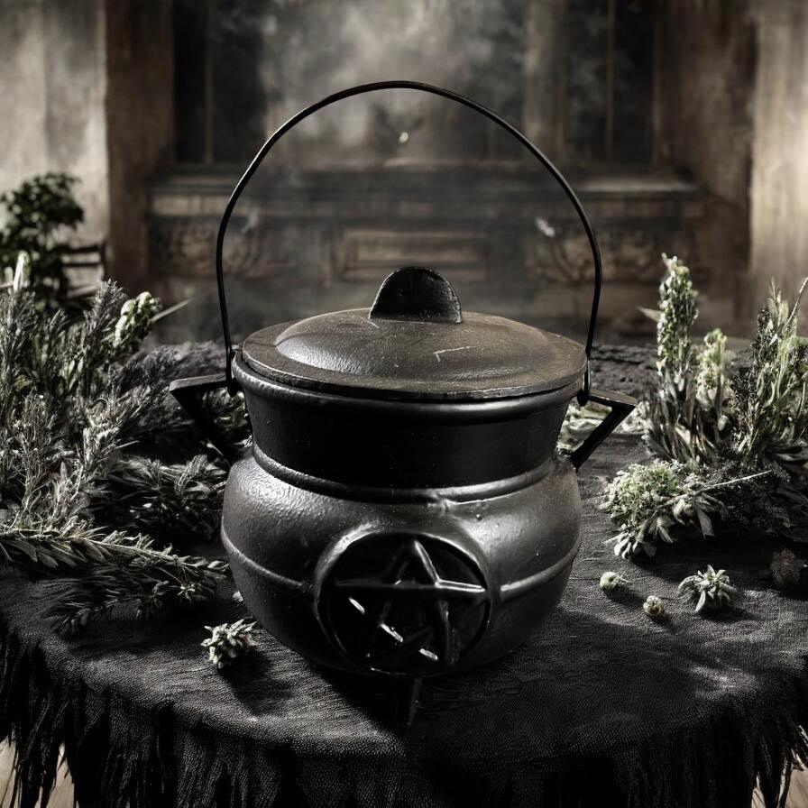 Chaudron de sorcière 3,5 kg, intérieur