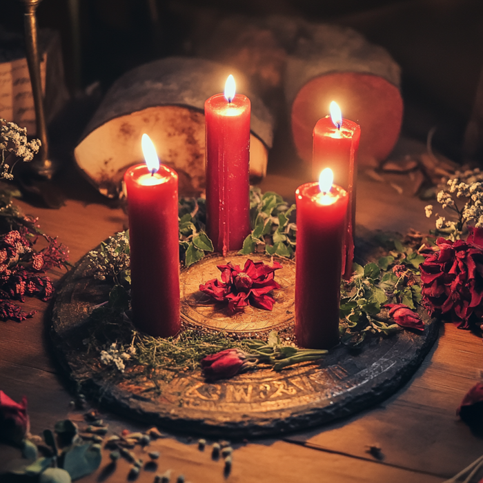 bougie rituel sorcière