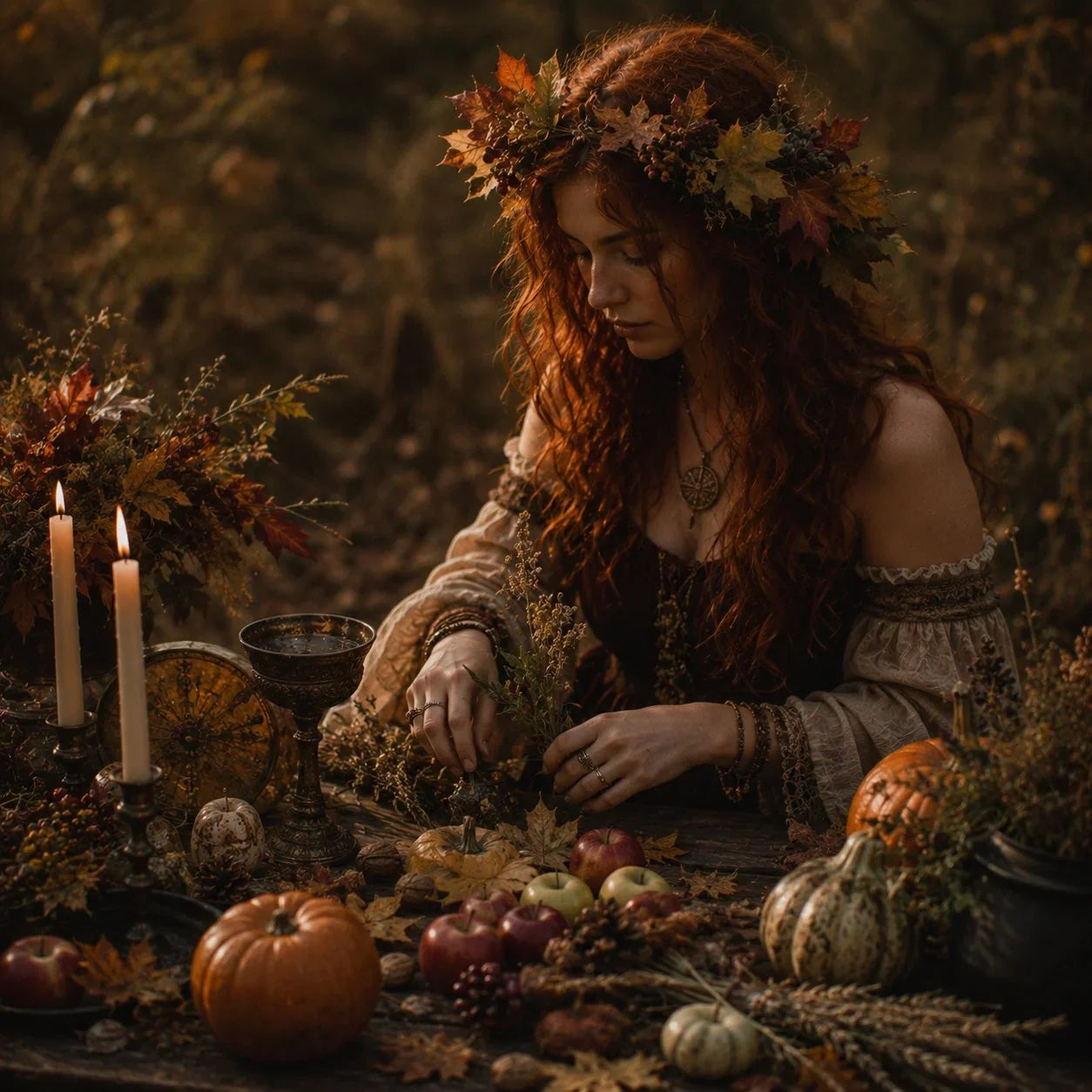 Box et rituels de Mabon - sabbat de l'équinoxe d'automne, sorcellerie traditionnelle