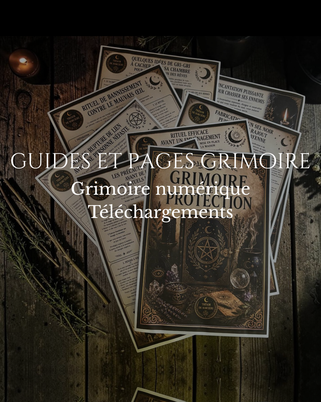 GUIDES & PAGES GRIMOIRE - TELECHARGEMENTS