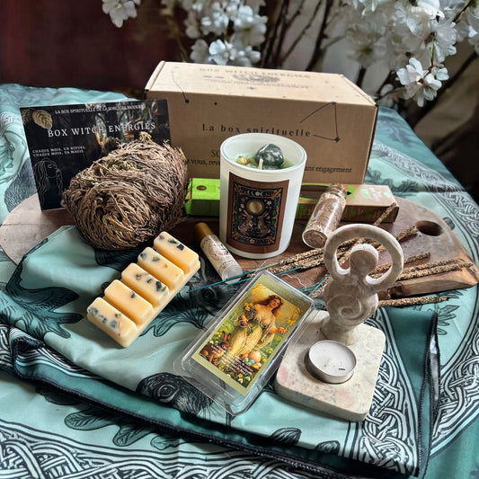 Box d'Ostara, box spirituelle, box sorcière, sabbat d'Ostara, witch box, mars 2026