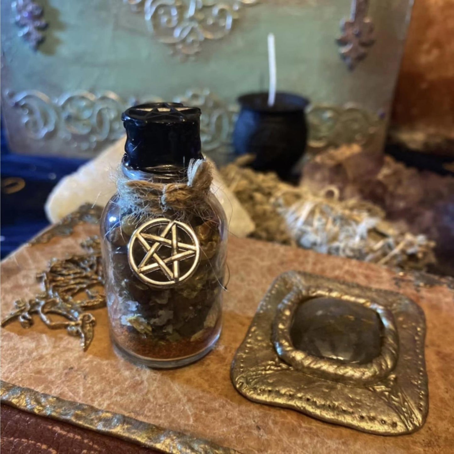 Spell jar Eyes protect, spell jar de protection, mauvais oeil