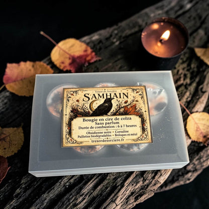 bougie rituel de samhain