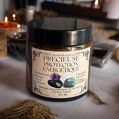 Bougie précieuse "protection énergétique"