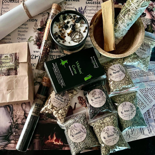 Box "Sortilèges de magie verte", vox sorcière, witch box