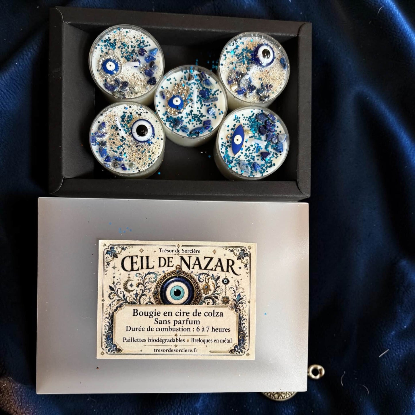 bougie œil de nazar