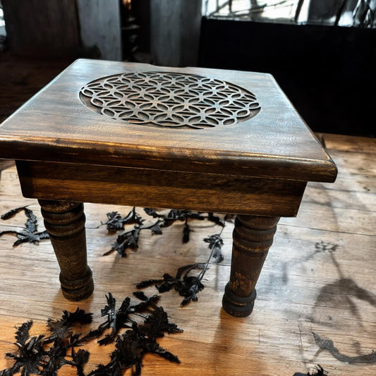 table d'autel fleur de vie