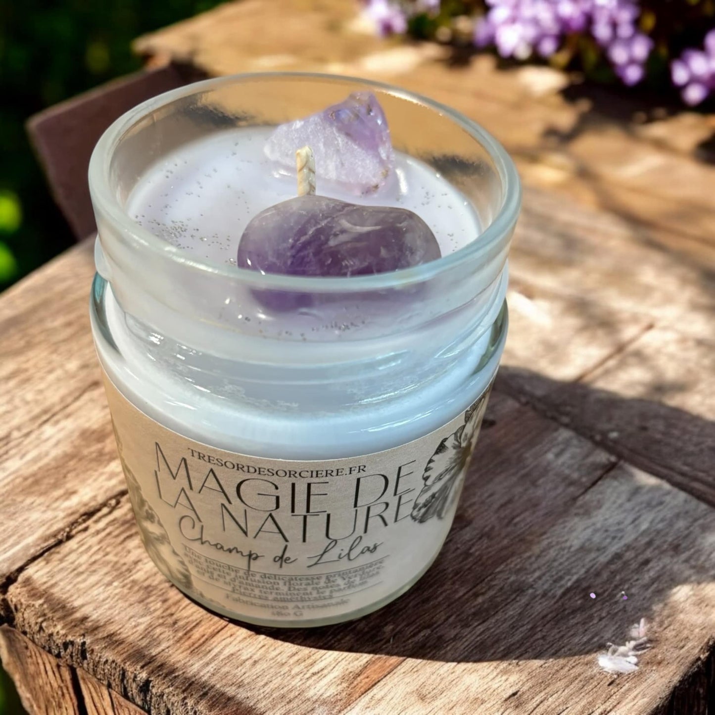 Bougie "champ de lilas"