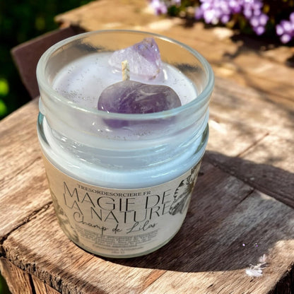 Bougie "champ de lilas"
