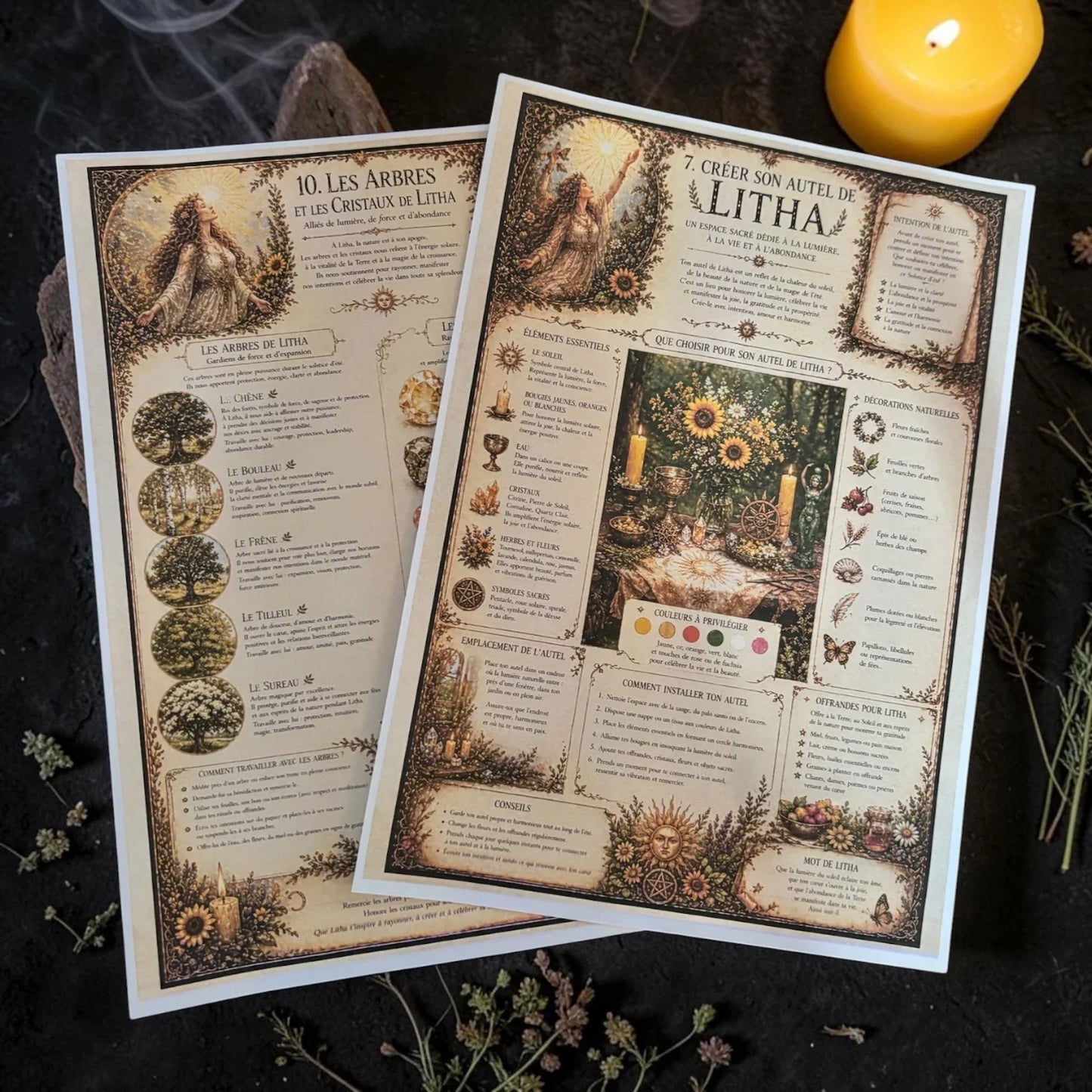Téléchargement grimoire 15 pages "Le sabbat de Litha"