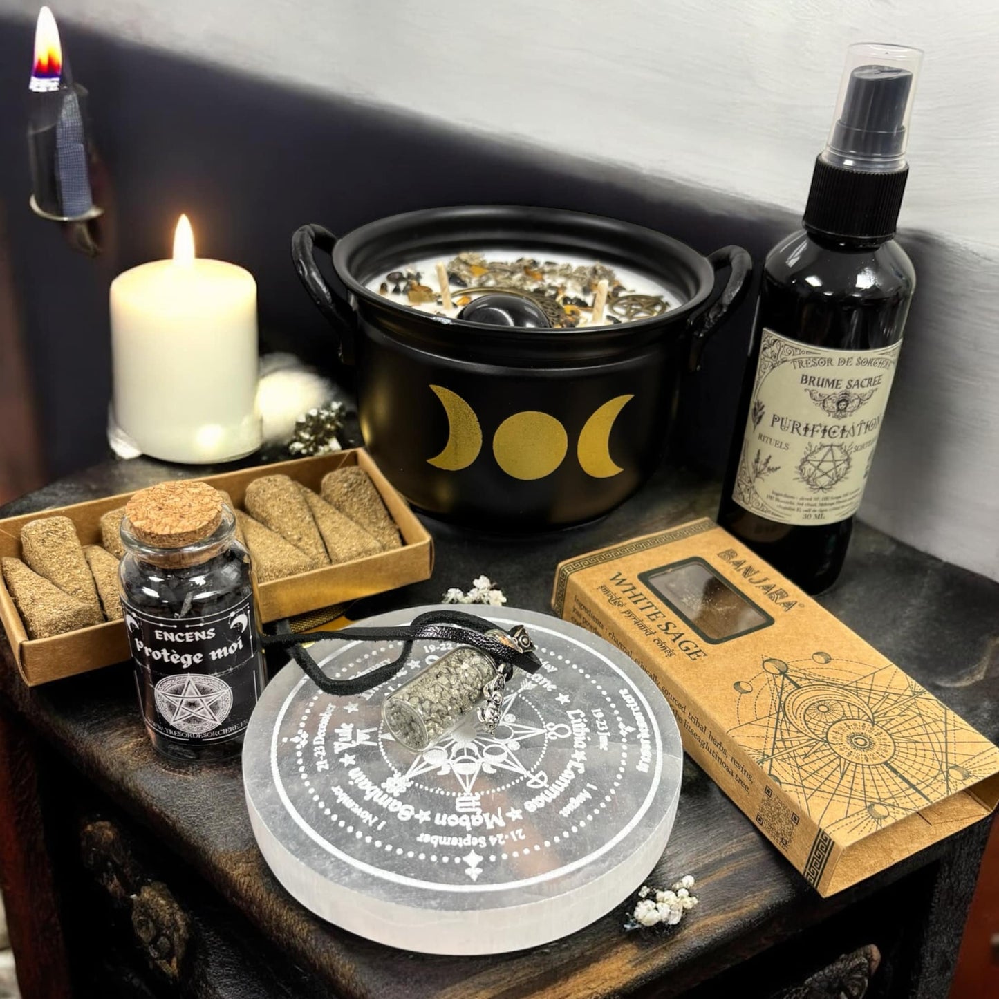 Box sorcière, witch box, box spirituelle, abonnement 6 mois livraison incluse