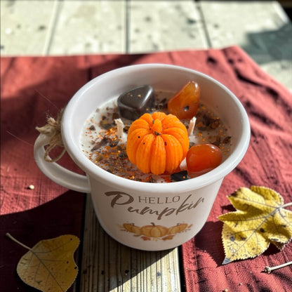 Bougie Hello Pumpkin - bougie mug automne