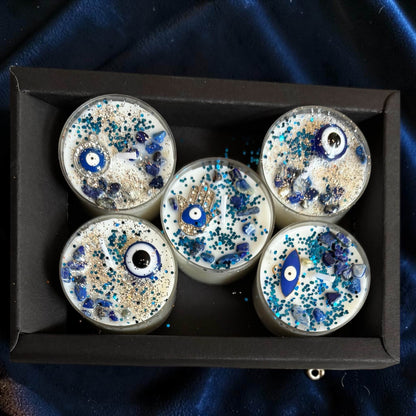 boîte de bougies oeil de nazar