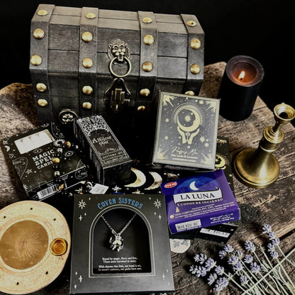 Coffret "Sorcière de lune", coffret de purification, box sorcière