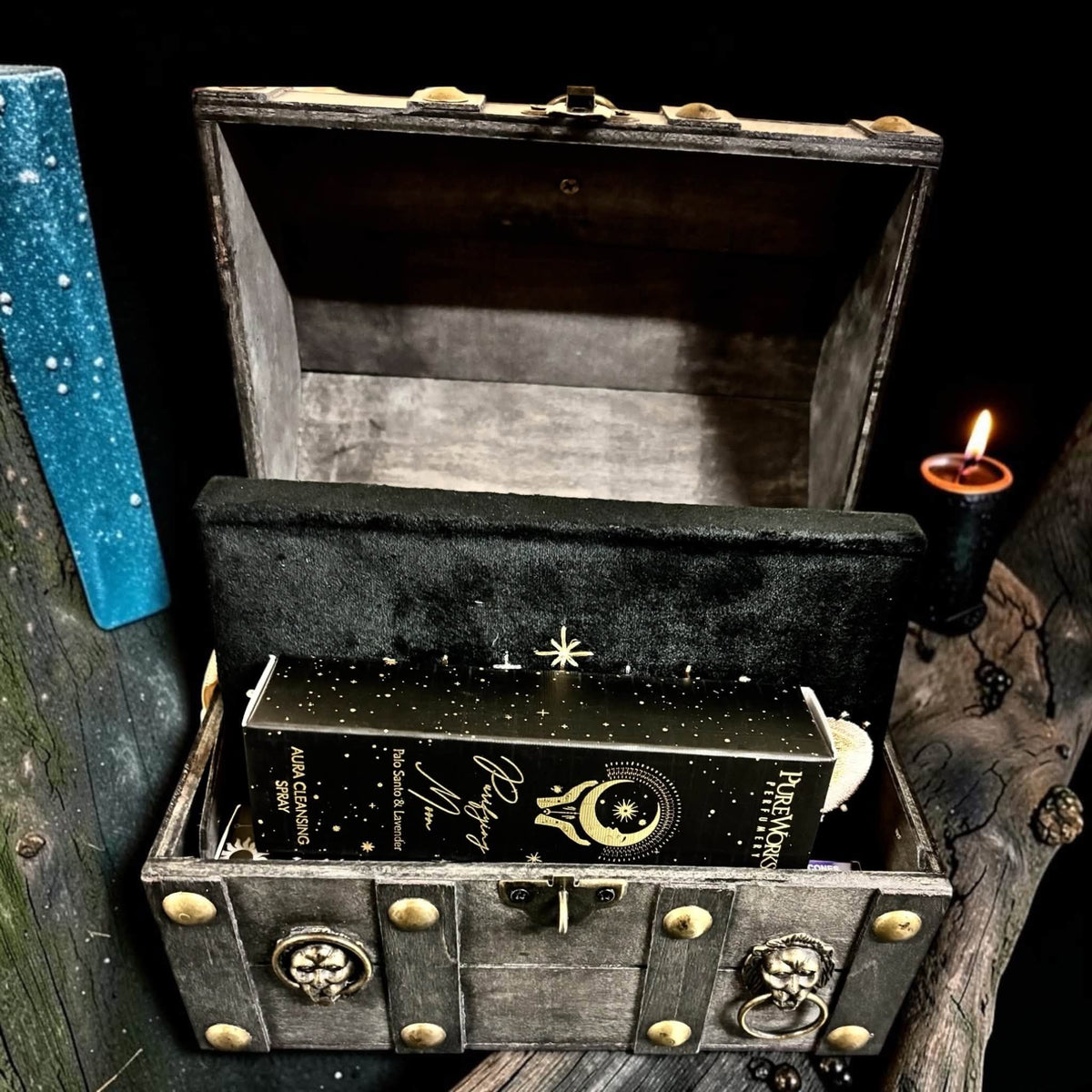 Coffret "Sorcière de lune", coffret de purification, box sorcière