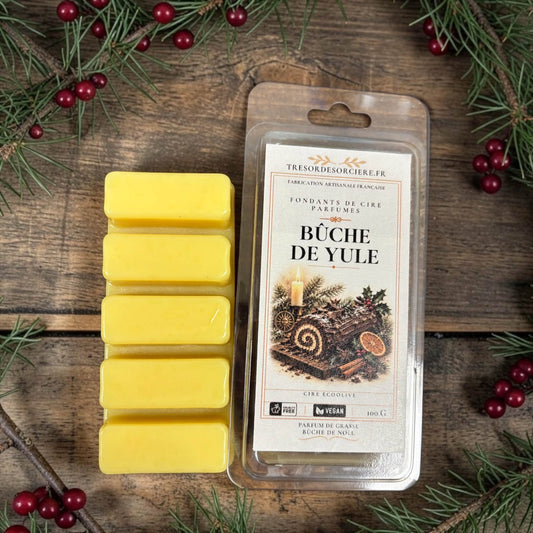 fondants parfumés buche de Noël